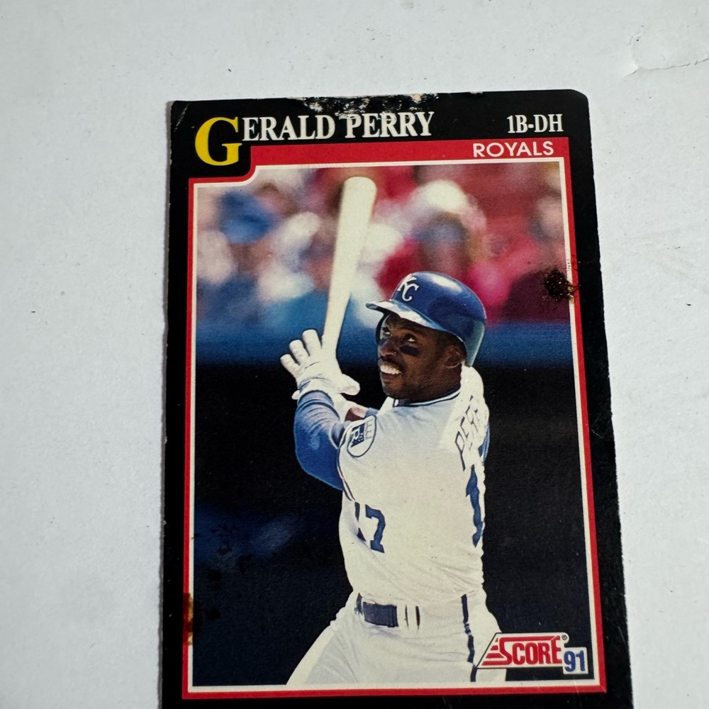 Gerald Perry Baseball Card - Picture 1 of 2